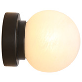 Temple &amp; Webster Kora Alabaster-Look Wall Light