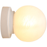 Temple &amp; Webster Kora Alabaster-Look Wall Light