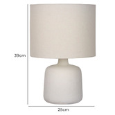 Temple &amp; Webster 39cm Blair Ceramic Table Lamp