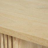 Temple &amp; Webster Anika Oval Mango Wood Dining Table
