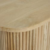Temple &amp; Webster Anika Oval Mango Wood Dining Table