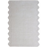 Temple &amp; Webster Sicily Scalloped Wool Rug