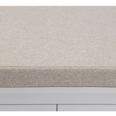 Temple &amp; Webster Noosa 2 Drawer Shoe Storage Ottoman Bench