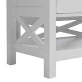 Temple &amp; Webster Noosa 2 Drawer Shoe Storage Ottoman Bench