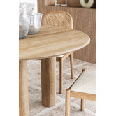 Temple &amp; Webster Clover Mango Wood Dining Table