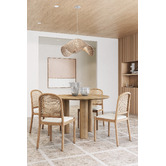 Temple &amp; Webster Clover Mango Wood Dining Table