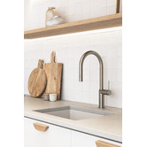 Temple &amp; Webster Lowan 560mm Single Granite Kitchen Sink