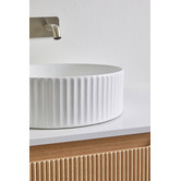 Temple &amp; Webster Kiora 360mm White Round Ceramic Above Counter Basin