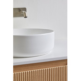 Temple &amp; Webster Sabina 355mm White Round Ceramic Above Counter Basin