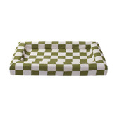 Temple &amp; Webster Check Arlo Memory Foam Dog Bed