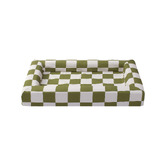 Temple &amp; Webster Check Arlo Memory Foam Dog Bed