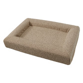 Temple &amp; Webster Arlo Boucle Memory Foam Dog Bed