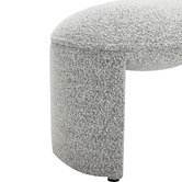 Temple &amp; Webster Leo Boucle Ottoman Bench
