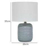 Temple &amp; Webster 37cm Lani Ceramic Table Lamp