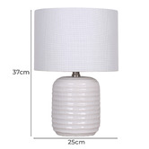 Temple &amp; Webster 37cm Lani Ceramic Table Lamp