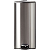 Temple &amp; Webster Thin Top 30L Steel Rubbish Bin