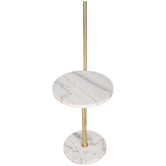 Temple &amp; Webster Fay Marble Floor Lamp