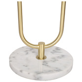 Temple &amp; Webster Fay Faux Marble Floor Lamp