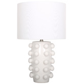 Temple &amp; Webster Lottie Ceramic Bauble Table Lamp