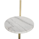 Temple &amp; Webster Fay Faux Marble Floor Lamp