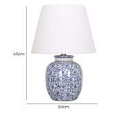 Temple &amp; Webster 43cm Jamie Ceramic Table Lamp