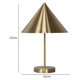 Temple &amp; Webster Marlow Steel Table Lamp