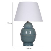 Temple &amp; Webster 51cm Abbott Ceramic Table Lamp