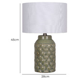 Temple &amp; Webster 45cm Brae Ceramic Table Lamp