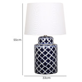 Temple &amp; Webster 55cm Tully Ceramic Table Lamp