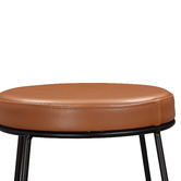 Temple &amp; Webster 65cm Eleanor Faux Leather Barstools