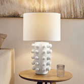 Temple &amp; Webster Lottie Ceramic Bauble Table Lamp