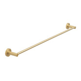 Temple &amp; Webster Clovelly Brushed Gold 750mm Single Towel Rail