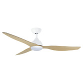 Temple &amp; Webster Alina 132cm WIFI DC Ceiling Fan with LED Light &amp; Remote Control