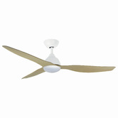 Temple &amp; Webster Alina 132cm WIFI DC Ceiling Fan with LED Light &amp; Remote Control