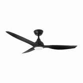 Temple &amp; Webster Alina 132cm WIFI DC Ceiling Fan with LED Light &amp; Remote Control