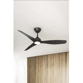 Temple &amp; Webster Alina 132cm WIFI DC Ceiling Fan with LED Light &amp; Remote Control