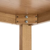 Temple &amp; Webster 190cm Oval Ski-Leg Oak Wood Dining Table