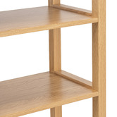 Temple &amp; Webster Shanley Oak 5 Tier Bookshelf