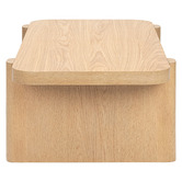 Temple &amp; Webster Wesley Premium Oak Wood Coffee Table