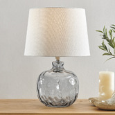 Temple &amp; Webster 47cm Windsor Glass Table Lamp