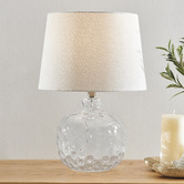Temple &amp; Webster 47cm Windsor Glass Table Lamp