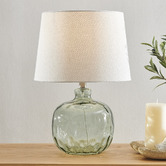 Temple &amp; Webster 47cm Windsor Glass Table Lamp