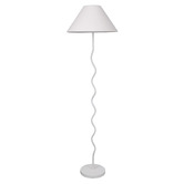 Temple &amp; Webster Lyon Metal Wave Floor Lamp