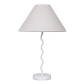 Temple &amp; Webster Lyon Metal Wave Table Lamp