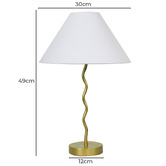 Temple &amp; Webster 49cm Lyon Table Lamp