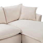 Temple &amp; Webster Removable Slipcover Set Only for Softy 3 Seater with Chaise