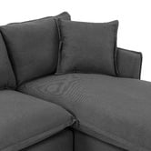 Temple &amp; Webster Removable Slipcover Set Only for Softy 3 Seater with Chaise