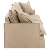 Temple &amp; Webster Removable Slipcover Set Only for Softy 3 Seater Sofa Bed