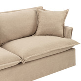 Temple &amp; Webster Removable Slipcover Set Only for Softy 3 Seater Sofa Bed