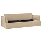 Temple &amp; Webster Removable Slipcover Set Only for Softy 3 Seater Sofa Bed